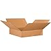 BOX USA B26266 Flat Corrugated Boxes, 26"L x 26"W x 6"H, Kraft (Pack of 10)