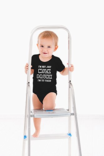image for AW Fashions Just Milk Drunk, Im Tit Faced Cute Novelty Funny Infant On