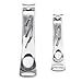 HQY Heavy-duty and Stainless Steel Nail Clipper Set - Fingernail and Toenail Clipper Set