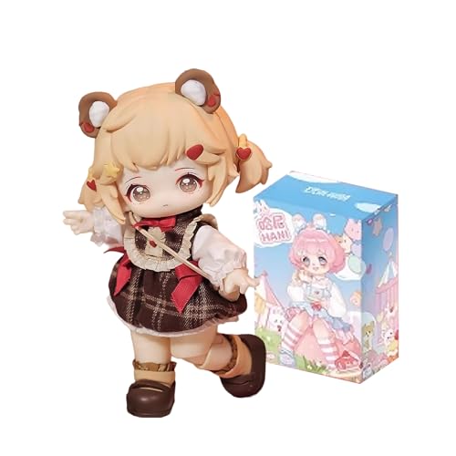 CALEMBOU BJD Blind Box, Hani Sweet Dreams Series 20cm Ball Jointed Doll, Cute Dress Up Doll with Joints, Collection Action Figure Toys, Gift for Girls Boys (1 Single Box)