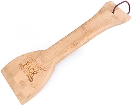 All Natural Bamboo BBQ Grill Scraper and Cleaner Paddle Safe Eco-Friendly Alternative to Wire Bristle Brush