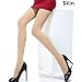 Crotchless Pantyhose for Women, Control Top Opaque Tight(1 Pair)