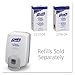 PURELL NXT MAXIMUM CAPACITY Push-Style Hand Sanitizer Dispenser, Dove Grey, for 2000 mL PURELL Hand Sanitizer Gel Refills (Pack of 1) - 2220-08