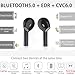 LarKoo Wireless Bluetooth V5.0 Earbuds Headphone with Charging Box - Wireless Headphone Bluetooth Headset Earbud with Charging Case Mic Bass HiFi 3D Stereo for iPhone Samsung Sony LG and Other Smart