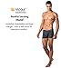 Lapasa Men's Underwear 4-PACK Boxer Brief Micro Modal Super Soft No Fly Pouch Trunks M02,Dark Grey,Medium (Waist 32 Inches -34 Inches)