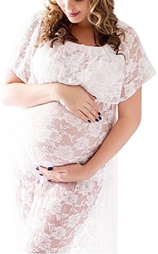 2017 Maternity Props for Photography Maxi Photo Shoot Pregnant Dress Gown