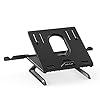 Laptop-Stand-Jelly-Comb-Ergonomic-Notebook-Riser-Desk-9-Level-Adjustable-with-Foldable-Legs-Phone-Holders-and-Cooling-Design-for-Macbook-Tablet-Book-ComputerDesktop-Monitor-Black Laptop Stand, Jelly Comb Ergonomic Notebook Riser Desk 9-Level Adjustable with Foldable Legs, Phone Holders and Cooling…