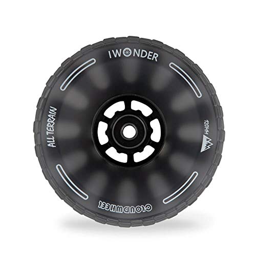IWONDER Cloud Wheel Electric Skateboard Wheels All Terrain Off Road 120mm 78A Translucent Urethane Patented Damping Foam Core Longboard Wheels