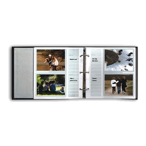 Pioneer Bonded Leather 3 Ring Photo Album Refill, 20 Pages Holds 40 4x6