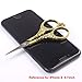 BIHRTC Vintage European Style Scissors Stainless Steel for Cross Stitch Cutting Embroidery Sewing Handcraft Craft Art Work DIY Tool(Bronze)