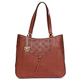 Butterflies Women Handbag (Rust) (BNS 0675RST)