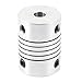 uxcell 5mmx8mm Motor Shaft Helical Beam Coupler Coupling 18mm Dia 25mm Length