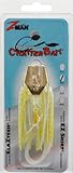 Z-Man Chatterbait, Chartreuse/White/Gold Blade, 3/8-Ounce