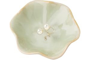 Ceramic jewelry dish, jewelry tray key tray,small ring dish holder Jewelry Plate trinket tray catchall tray nightstand decor 