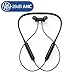 AKAMATE Active Noise Cancelling Headphones, Wireless Neckband Headset Bluetooth V4.2 in-Ear Waterproof Earbuds Magnetic Hi-Fi Stereo Sports Earphones with Mic, Carrying Bag