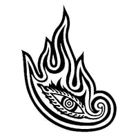 Tool Flame Eye Rock Band - Sticker Graphic - Auto, Wall, Laptop, Cell, Truck Sticker for Windows, Cars, Trucks