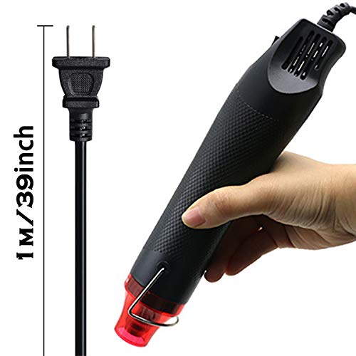 C&KTool 300W Hot Air Gun Multi Function Electrical Heat Tool for DIY Drying Clay Candle Heat Shrinkable Tube