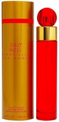 360 RED BY PERRY ELLIS 3.4 FL.OZ. EDP SPRAY FOR WOMEN. DESIGNER:PERRY ELLIS
