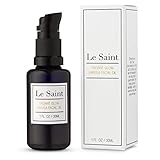 Marula Facial Oil by Le Saint. 100 Percent Pure, Cold Pressed Marula Oil for Face, Facial Serum, Facial Moisturizer, Face Oil, Vitamin C Serum with Pure Essential oils for Face and Hair, Skincare(1oz)