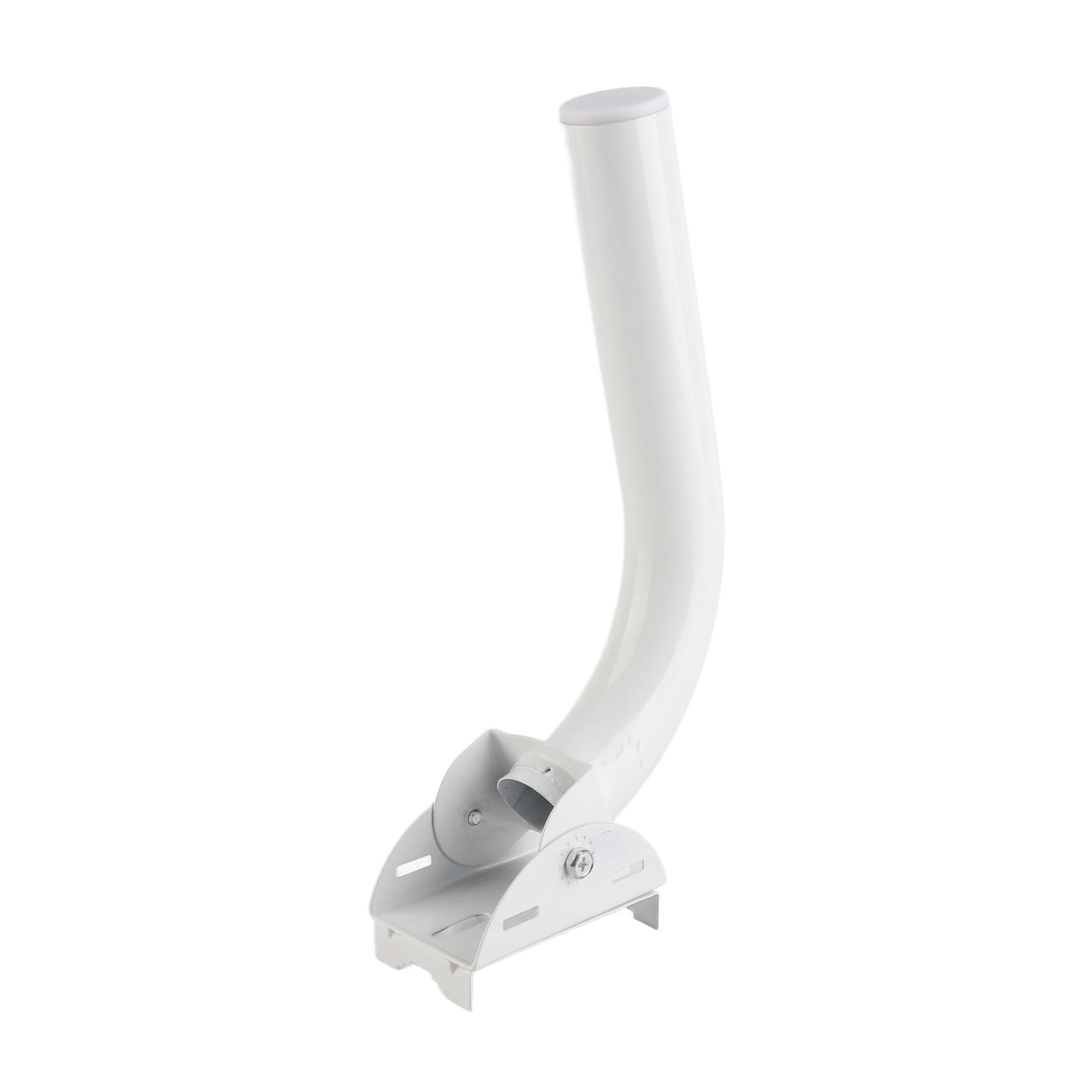 Antenna Wall Mounting Kit, J Pole Mount for V2, Wall Roof Installation Pole Bracket Ethernet Adapter with Adjustable End Angle