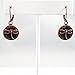 Antiqued Copper Dragonfly Lever Back Earrings