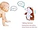 GoTwiddle Light Brown Talking Hamster - Plush Toy Mimics What You Say - Perfect for Kids Ages 4 and Up – 3x AAA Batteries Required (Not Included)