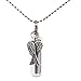 Lovely Set of Ten - Large Angel Wings Cremation URNS - Includes Velvet Pouches, Ball-Chains & Fill Kit