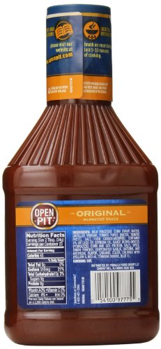 Open Pit Barbecue Sauce, Original, 28 Ounce (Pack of 12)