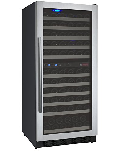 Allavino-Flexcount-VSWR121-2SSRN-121-Bottle-Two-Zone-Wine-Cooler-Refrigerator-with-Right-Hinge