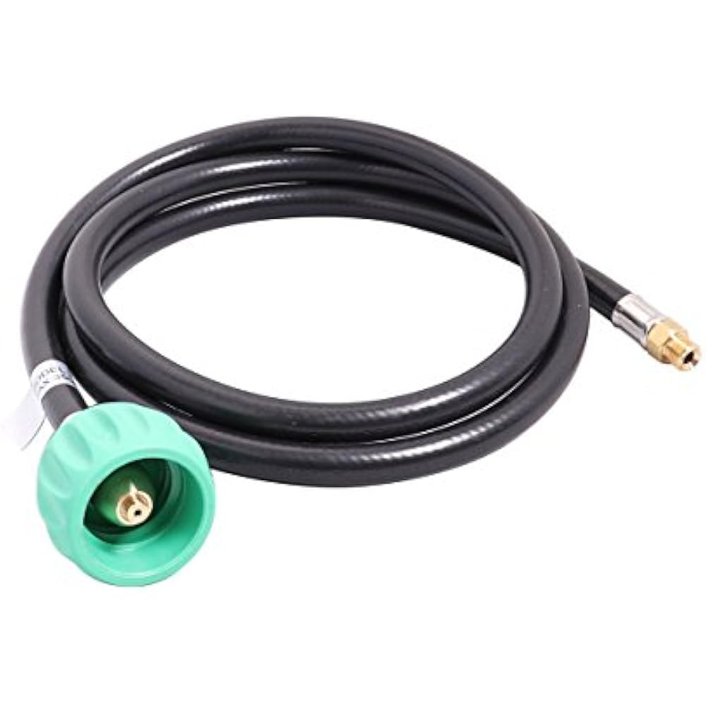5FT Propane Pigtail Hose Connector With Acme Nut X 1/4 Inch Inverted