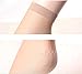 Ueither Women's 12 Pairs Silky Anti-Slip Cotton Sole Sheer Ankle High Tights Hosiery Socks Reinforced Toe(12 Pairs Beige)
