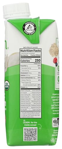 ORGAIN, NUTRI SHAKE SWEET VANILLA BEAN ORGANIC, 11 FL OZ