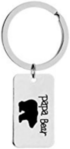 Papa Bear Keychain Gift for Papa Bear Gift Idea Keychain For Papa Birthday Gift Papa Father's Day Gift