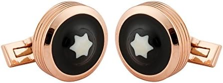 AVARON PROJEKT Rose Gold Stars Metal Cufflinks for Men