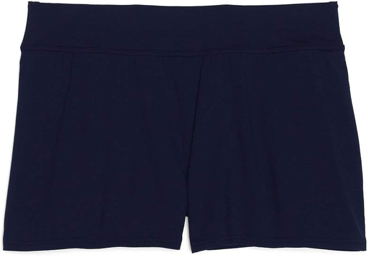 Lands End Womens 3 Tummy Control Modest Swim Shorts Board Shorts Petite