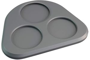 FinaMill Salt and Pepper Mill Tray, Stylish Kitchen Accessories for Spice Grinder, Stackable, and Gift-Ready Triangular Tray 1 Pack