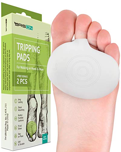 Metatarsal Pads Ball of Foot Cushions - Soft Gel Ball of Foot Pad - Mortons Neuroma Callus Metatarsal Foot Pain Relief Bunion Forefoot Cushioning Relief Women Men