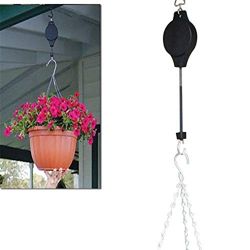 2 Pieces Plant Pulley, Retractable Heavy Duty Easy Reach Pulley Plant