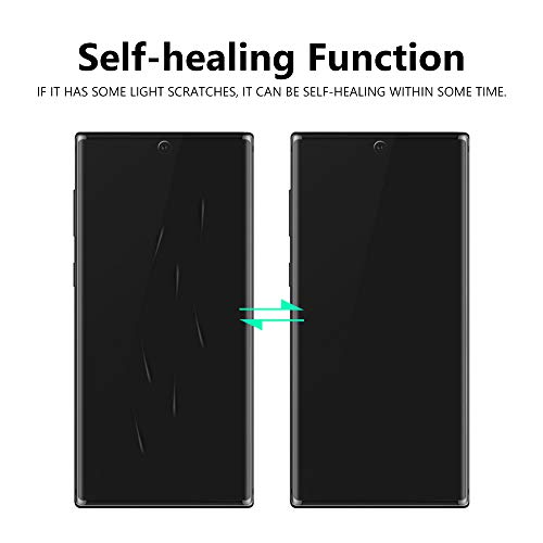 Welmax Galaxy Note 10 Plus Privacy Tempered Glass Anti-Spy Screen Protector [3D Curved] [Case Friendly] [9H Hardness] for Samsung Galaxy Note 10 Plus/Note 10+ (Black) - Thumbnail 6