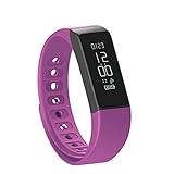 Fitness Tracker Pedometer Vcall I5 PLUS Waterproof Bluetooth Activity Tracker Sports Bracelet Smart Band Wristband Fitness Watch with Touch Screen Health Sleep Monitor for iPhone Android Phones