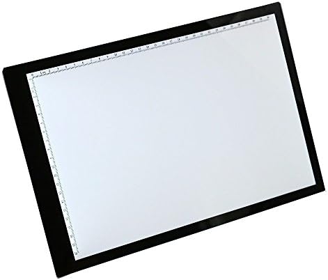 Minidiva A4 LED Light Box with Adjustable Illumination- Ultrathin Artcraft Tracing Light Pad for Artists,Drawing,Sketching,Animation