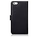 iPhone 6S Plus Case, Terrapin [GENUINE LEATHER] iPhone 6S Plus Case Executive [Black] Premium Wallet Case with Card Slots & Bill Compartment Case for iPhone 6 Plus / 6S Plus - Black