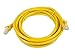 Monoprice Cat6 10ft Yellow Patch Cable UTP 24AWG 550MHz Pure Bare Copper Snagless RJ45 Flexboot Series Ethernet Cable- Pack of 1