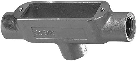 Calbrite - S61000TB00 - TB-Style 1 Conduit Outlet Body with Cover, Threaded Stainless Steel, 13.0 cu. in.