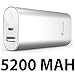 iPhone Battery, i-Blason Aero 5200 mAh Ultra Compact External Battery Portable USB Charger Power Bank - Intelli-Charge Wide Compatibility, Fast Charging, High Capacity - For Apple iPhone 6 Plus 5s 5c 5 Samsung Galaxy S5 S4 Active Mini, Note 3 4 Pro Edge, LG G3 G2, Nexus 6 5 4, HTC One M8, MOTO X X+1, PS Vita and More (Silver)