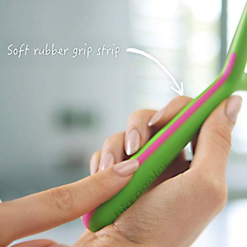 New Soda Big Peeler, Extra Wide Large Vegetable Peeler, Ultra Sharp, Twice As Fast - Blade 50% Larger Than Standard Blades (Green)