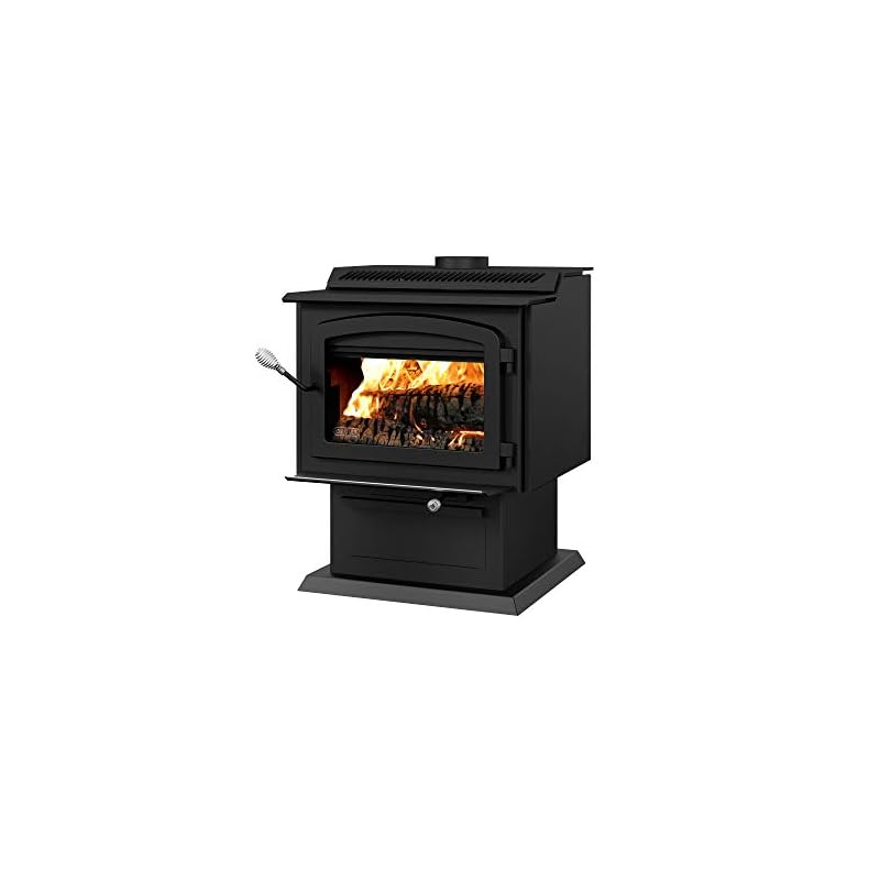 Drolet HT3000 on pedestal – High-efficiency 2020 EPA certified wood