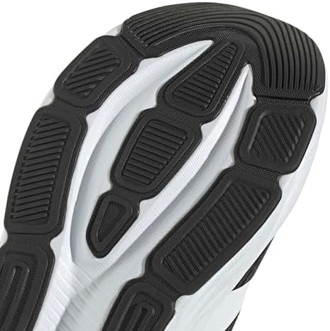 Hombre Galaxy 8 Running Shoes, Core Black/FTWR White/Carbon, 44 2/3 EU