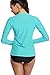 Sociala Women's UPF 50+ Long Sleeve Rash Guard Swimwear Athletic Top Rashguard