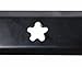 USA Mower Blades (3 AYP380BP High Lift Blade Fits AYP Craftsman Husqvarna 156468 532137380 917137380MS 917137380P Length 17 3/8in. Width 2 1/4in. Thickness .150in. Center Hole 5 PT ST 50in. Deck